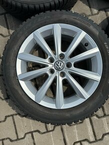 Kompletní alu VW Polo 5x100r16+185/60r16 zimní - 2