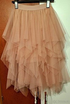 Nová vrstvená tylová sukně - TUTU v pase 60 cm - délka 87 cm - 2