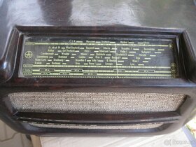 lampové rádio TESLA T504U-II Pionýr - rok 1949 - 2