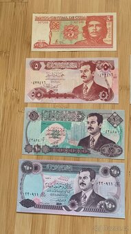 Různé bankovky Cuba, Irák - 2