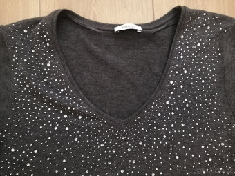 Světle šedé svetříkové šaty, vel. 44 - 2