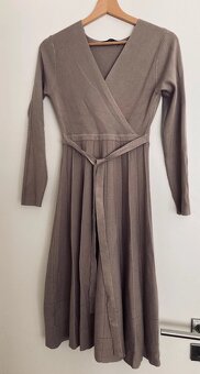 Šedohnědé šaty XS/S - 2