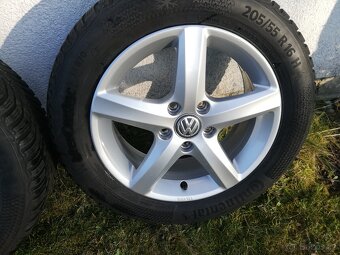 alu VW Golf 7,Sportsvan,zimní 205/55/16 Continental - 2