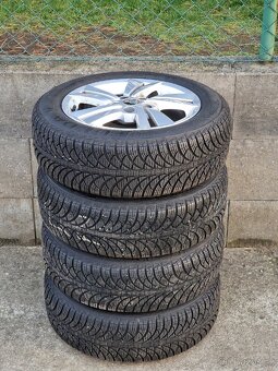 185/60/15 zimní alu kola Škoda Rapid 5x100 Fulda - 2