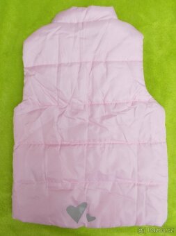 Jarní zateplená vesta se zajíčkem Lupiu vel. 116 - 2