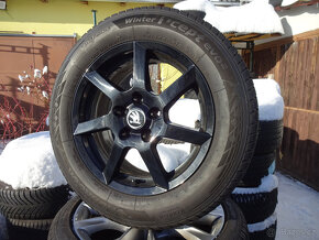 Superb III, Passat B8, Karoq - zánovní zimní alu kola 16" - 2