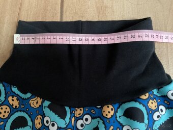 Nové- handmade zimní soft kalhoty- 98 (d.70cm) - 2