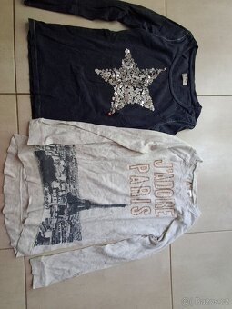 Dívčí mikiny, dl.šaty, kalhoty 146, 152 - 2