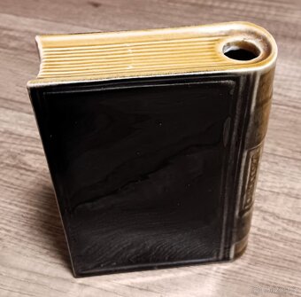 Keramická nádoba ve tvaru zavřené knihy - KZ BECHYNĚ - 2