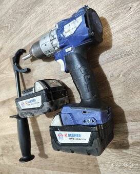 Berner BACHDD 2 BL 18v + 2x 5Ah baterie - 2