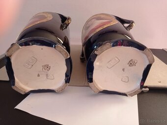 2 vázy, značení J.S, Austria 1854 - 2