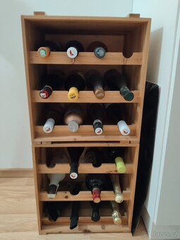 Dreveny regal na vino - 2