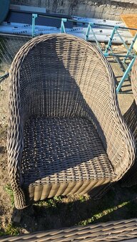 Stul z ratanu 3 křesla - 2