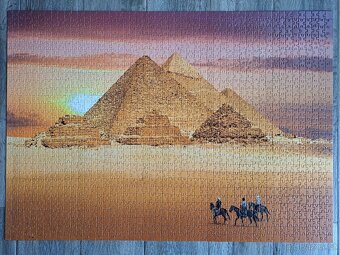 Puzzle 1500 Dino/Pyramidy - 2