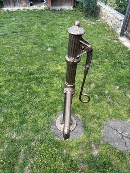 Ruční pumpa na vodu,litinová pumpa,dekorace - 2