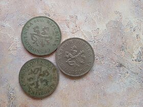 Mince 5kč 1930,1932, 1938 - 2