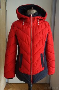 Dámská prošívaná červená zimní bunda Epister 2XL/42-44 - 2