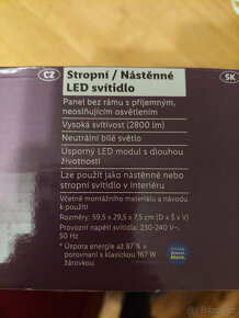 Nové stropní / nástěnné LED svítidlo 2800lm, bílé (4000K) - 2