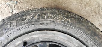 Opel apod. zimní 6 mm, na diskách 5 x 105 195/65 R15 - 2