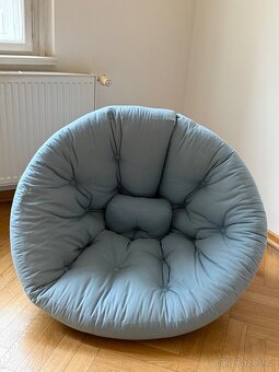 Karup design. Křeslo Nido Světle modré, rozkládací - 2