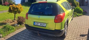 Peugeot 207 SW, 1. majitel, koupeno v ČR, tažné zařízení - 2