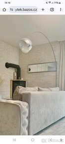 Atypická lampa s mramorovým podstavcem - 2