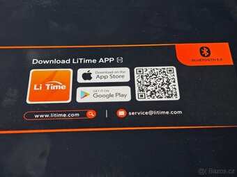 LiFePO4 baterie LiTime 24V 100Ah s BLUETOOTH - 2