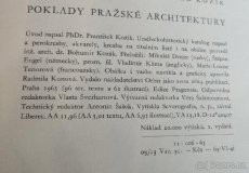KNIHA POKLADY PRAŽSKÉ ARCHITEKTURY OD B. KOZÁKA 1965 - 2