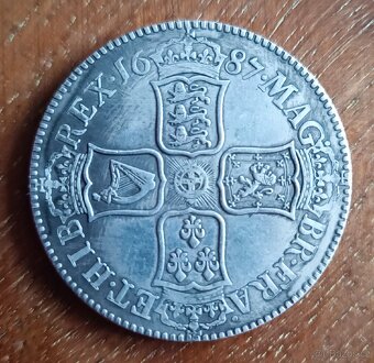 1 Crown 1687 - Jakub II.(KOPIE) - 2