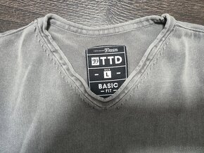 ŠEDÝ PÁNSKÝ SVETR TOM TAILOR - NOVÝ - 2