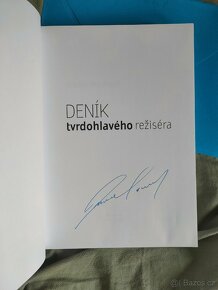 Deník tvrdohlavého režiséra, signovaná + dopis - 2