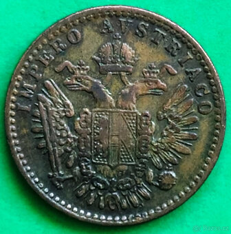 3 Centesimi 1852 V BENÁTKY František Josef I. VZÁCNÁ a pěkná - 2