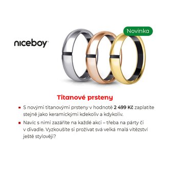 Platební prsten od Niceboy za 1Kč + 1000 Kč od mBank - 2