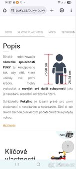 Odrážedlo Puky Pukylino H4019 od 1roku - 2