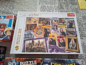 4x puzzle (Harry Potter, Cars, Fireman Sam, Gormiti) - 2
