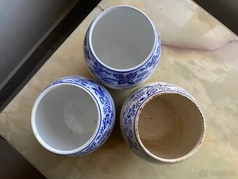 Starožitné Keramické Kuchyňské Nádoby Na Kávu, Cukr A Rýži. - 2