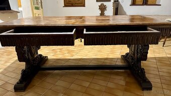 Barokní starožitný stůl 180x90x80 - 2