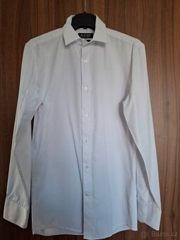 Pánský - chlapecký oblek Bandi vel. 42/182 + košile - 2