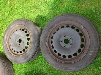 Plechové disky + zimní pneumatiky Nexen 205/55 R16 - 2