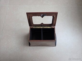 Starožitný dřevěný stereoskop - 2