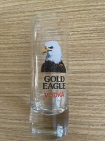 Retro panáky Gold Eagle vodka 4 ks - 2