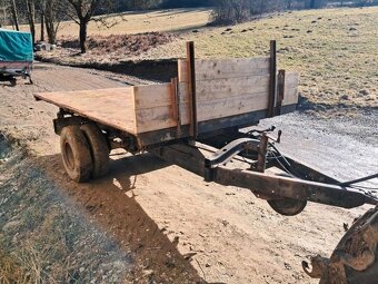 Kára za traktor, třístranný sklápěč - 2