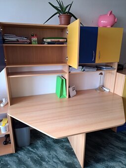 Velký psací stůl pro dvě děti - 2