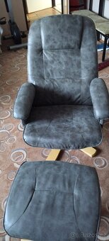 Otočné relaxační polohovací křeslo - 2