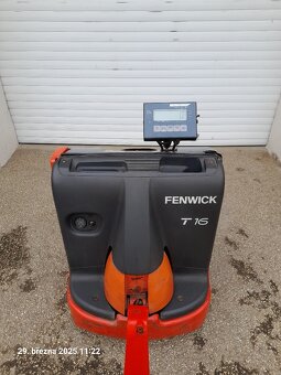 Linde T16 s váhou. - 2