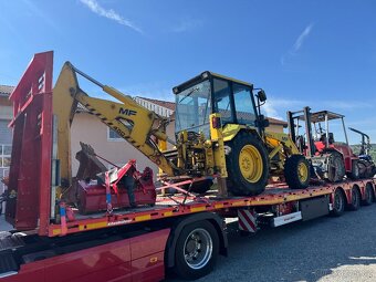 Traktorbagr MF 50 HX ,klapačka,4x4 RARITA - 2