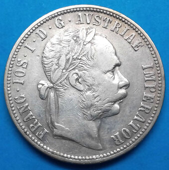 Stříbrná mince r. 1891 František Josef I. - 2