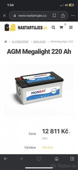 Monbat AGM DEEP CYCLE baterie - 2