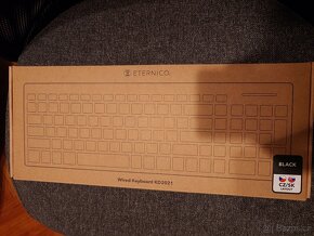 Nerozbalená Eternico Home Keyboard Wired KD2021 černá CZ/SK - 2