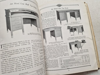 Starý katalog kancelářský nábytek trezory kartotéky 1923 - 2